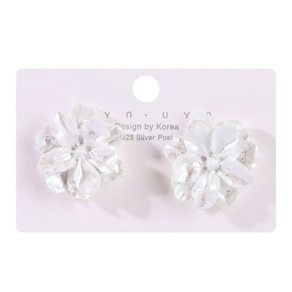 Women Accessories Jewelry Trendy Alloy Drop Earring Stud Flower Earrings Ear Accessories COLOR 1