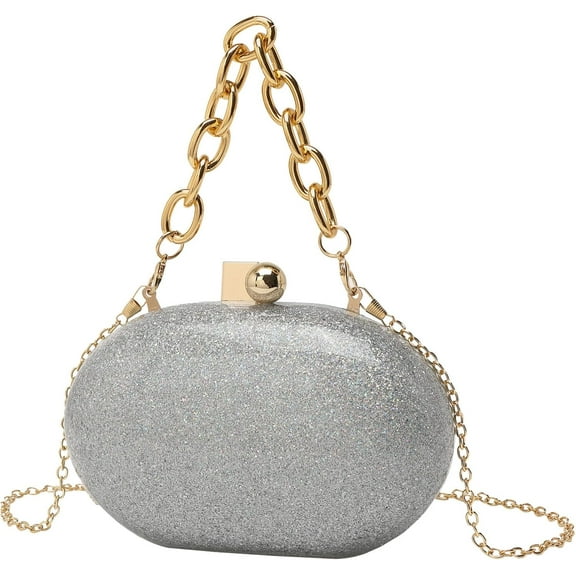 Women Acrylic Clutch Purse Marble Evening Bag Glitter Acrylic Shoulder Handbag Wedding Party Prom Trendy Purse