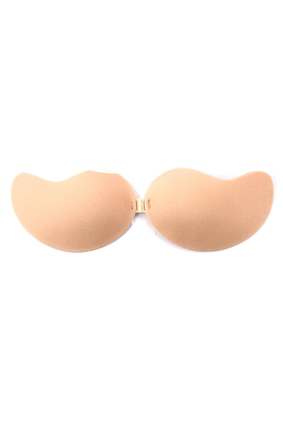 Women Adhesive Bra, Breast Lift Push up Strapless Sticky Tube Tops, Invisible Plunge Backless Brassiere, Washable Reusable Bra