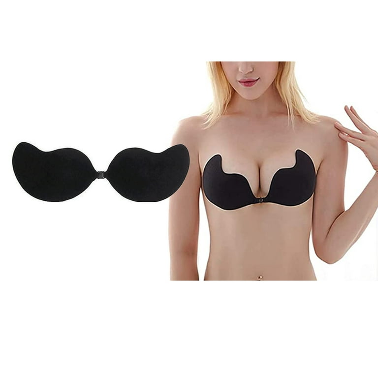 Women Adhesive Bra,Invisible Breast Lift Plunge Backless Strapless