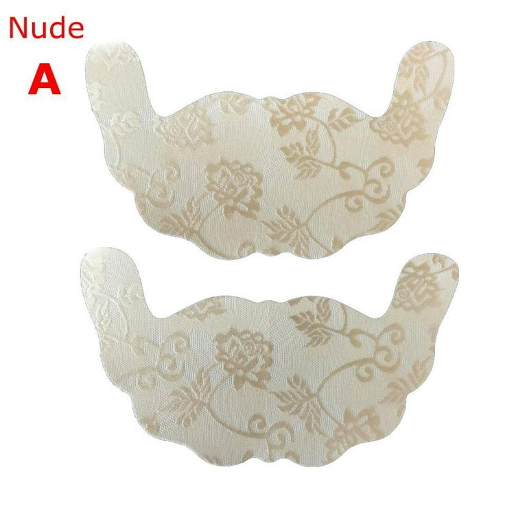 Women Adhesive Tape Lift Push Up Nipple Cover Disposable Chest Sticker Breast  Pad Lace Invisible Bra NUDE A 