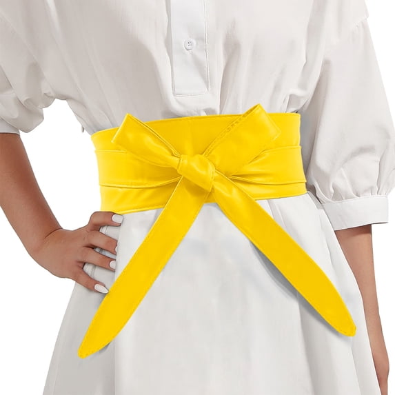 Women Adjustable Decoration Wide Waistband Waist Sealing Belt