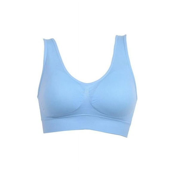 Women Adjustable Ribbed Yoga Sports Underwear Breathable Seamless Fitness Bras Tops