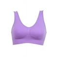 thumbnail image 1 of Women Adjustable Ribbed Yoga Sports Underwear Breathable Seamless Fitness Bras Tops, 1 of 3
