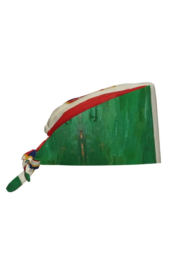Women Adjustable Working Cap Italy Flag Cleaning Hat