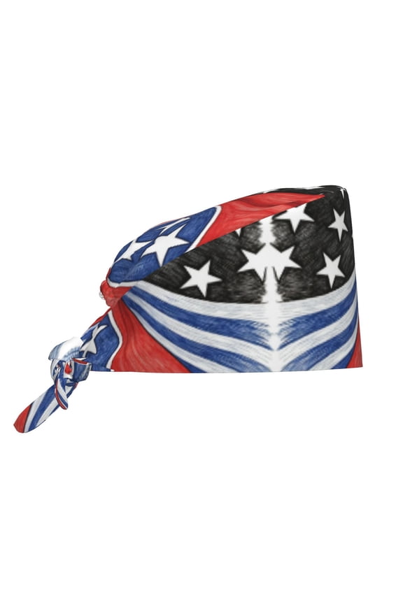 Women Adjustable Working Cap Thin Blue Line Tennessee Flag Cleaning Hat