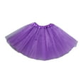 thumbnail image 1 of Women Adult 80s Vintage Tulle Skirt Layered Short Tutu Ballet Mesh Petticoat, 1 of 8