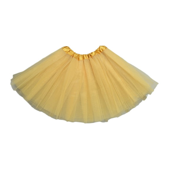 Women Adult 80s Vintage Tulle Skirt Layered Short Tutu Ballet Mesh Petticoat