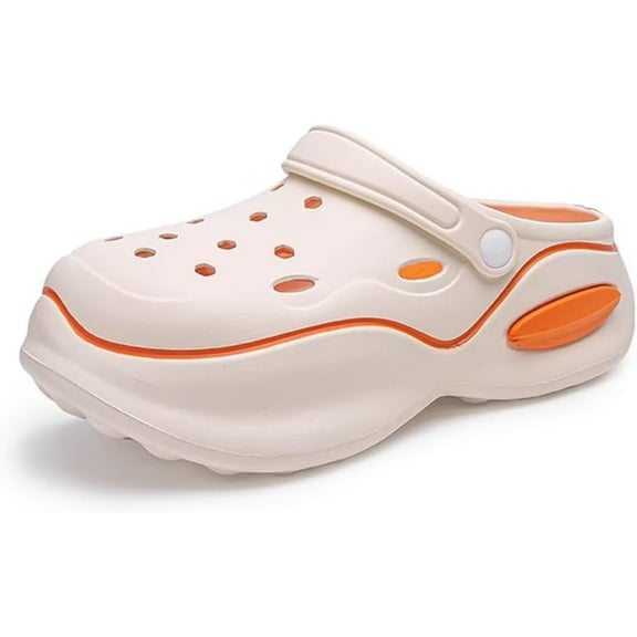 Women Adult Clogs Slip-on Cushion Platform Garden Shoes Non-slip Fashion Outdoor Beach Shoes
