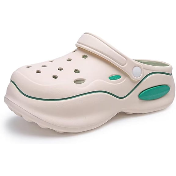 Women Adult Clogs Slip-on Cushion Platform Garden Shoes Non-slip Fashion Outdoor Beach Shoes