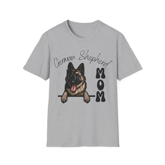 Women Adult German Shepherd Mom Shirt Black and Tan Shepherd Dog Mama Gift
