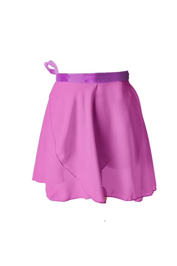 Women Adult Ladies Ballet Dance Wrap Skirt Chiffon Wrap Over Scarf With Waist Tie