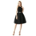 thumbnail image 1 of Women Adult Tutu Skirt Fashion Elastic Waist A-Line Skirts 65cm 7 Layers Tulle Skirts Prom Party Petticoat, 1 of 9