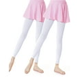 thumbnail image 1 of Women Adults Dance Stockings Socks White Soft Footless Tights 2 Pairs 90D, 1 of 5