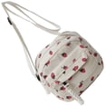 thumbnail image 1 of Women Aesthetic Trendy Corduroy Crossbody Bag with Strawberry Print Japanese Sweet Small Shoulder Bag Purse, 1 of 9