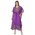thumbnail image 1 of Women African Kaftan Maxi Swimsuit Beach Cover Up Nightwear Loungewear Casual Dress Ladies Free Size, 1 of 6