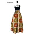 thumbnail image 1 of Women African Print Long Skirt Ankara Dashiki High Waist A Line Maxi Skirt Ladies Clothing WY01744, 1 of 5