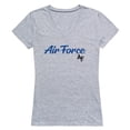 thumbnail image 1 of Women Air Force Falcons Script T-Shirt, Heather Grey - Small, 1 of 1