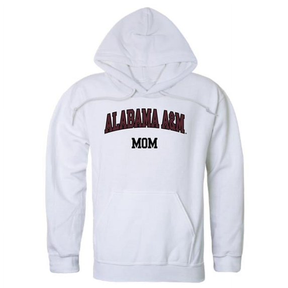 Women Alabama A&M University Bulldogs Mom Hoodie, White - Extra Large