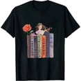 thumbnail image 1 of Women Album T-Shirt Concert Shirts Wildflowers Book Tee Funny Reading Shirt Music Lover Casual Top 1668, 1 of 3