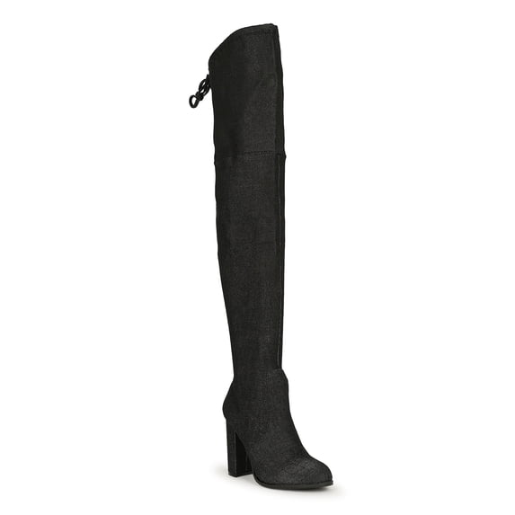 Women Almond Toe Chunky Over The Knee Boot 19506