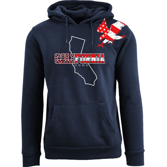 Women American Home State and City USA Pullover Hoodie