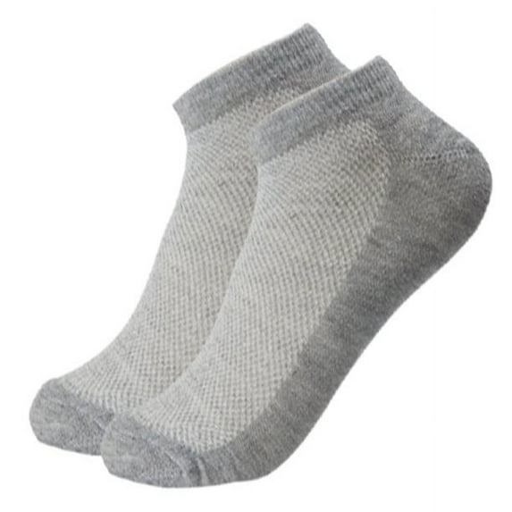 Women Ankle Socks 10 Pairs – No Show Thin Socks for Men Socks for Women Running Socks Invisible Trainer Socks 10 Pairs per Pack Sports Socks size 6-9 Gray Mesh