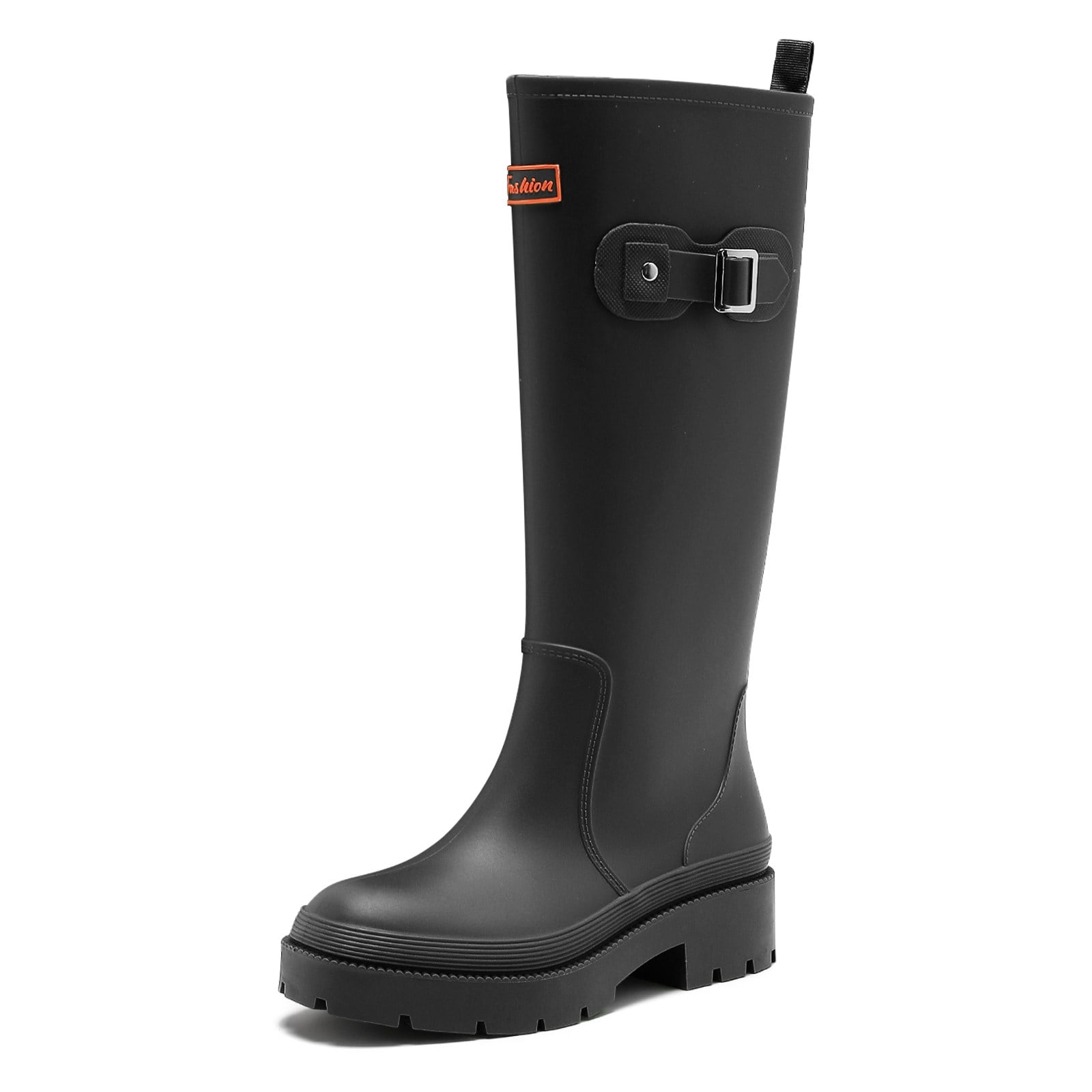 HSBDNZQ Rain Boots for Women, Waterproof Knee-High Rubber Boots Anti-Slip Garden Muck Boots Tall Water Shoes for Camping Fishing Farming Work Outdoor