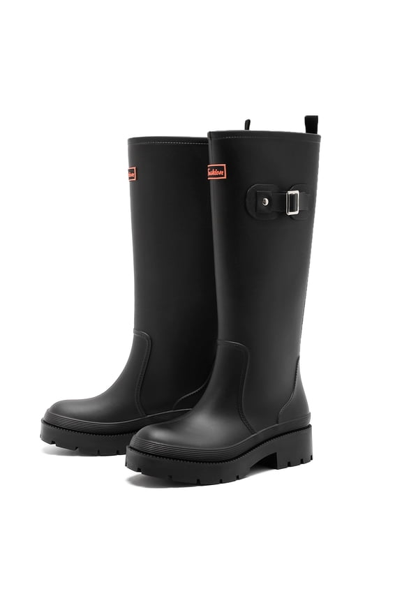 Rain Boots for Women, Knee-High Women's Rubber Boots, Durable Slip Resistant Muck Boots,Waterproof Garden Fishing Boots Outdoor Work