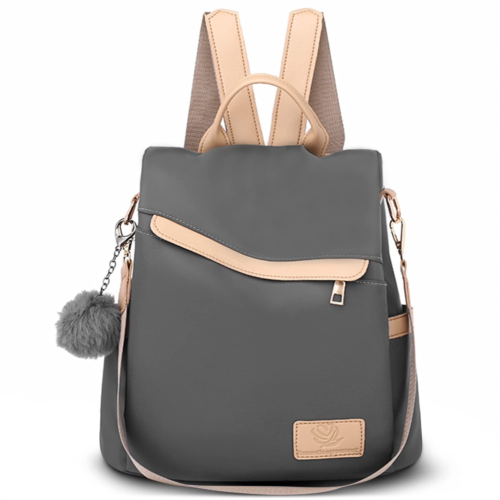 ?Women Anti-theft Waterproof Nylon Lightweight Backpack College Bookbag Lightweight Women main image 2