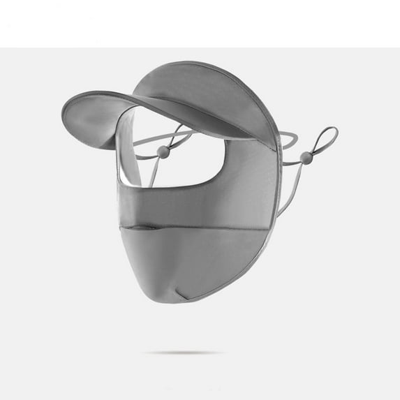 Women Anti UV Face Cover, UPF 50+ Summer Full Face Mask, Wide Brim Breathable Sunscreen Sports Face Covering