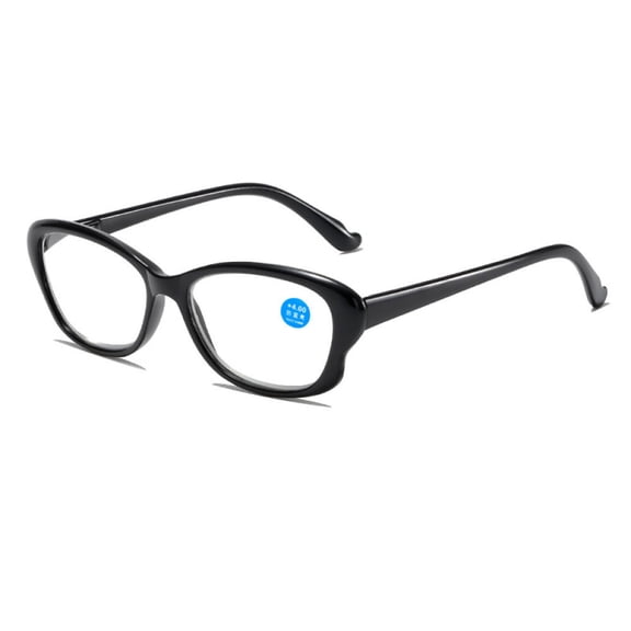 Women Anti-blue Light Reading Glasses Black Ultra-light Clear Spring Hinges Butterfly Frame Readers Eyeglasses Frame