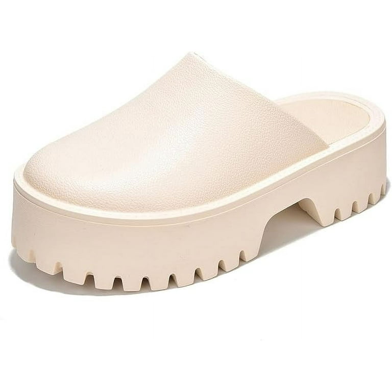 Women Arch Support Clogs Platform Thick Soled Slippers Slip On Clogs Casual Non Slip Lazy Waterproof Sandals Walmart