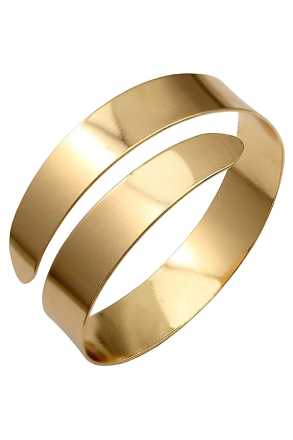 Women Arm Cuff Bracelet Personalized Arm Bangle Adjustable Armlet Metal Cuff Armlet