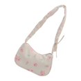 thumbnail image 1 of Women Armpit Bag Floral Printed Shoulder Bag Handbag Pleated Underarm Bag, 1 of 21