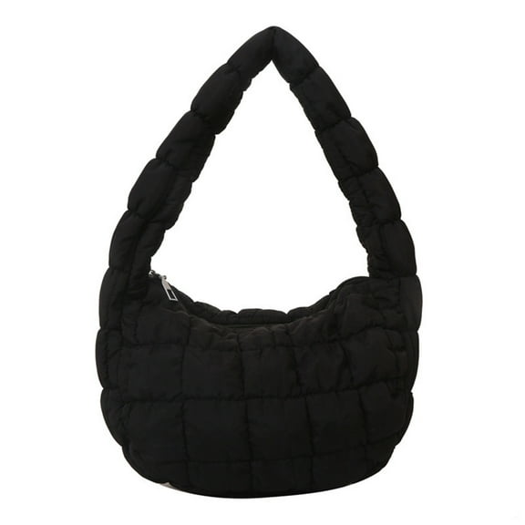 Women Armpit Bag Pleated Handbag Korean Styles Shoulder Bag Quilted Cloud Bag