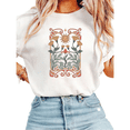 thumbnail image 1 of Women Art Nouveau Sunflower Tarot Graphic Tees T Shirt Tops Round neck Printed Cotton T Shirt White S-5XL, 1 of 4