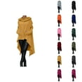 thumbnail image 1 of Women Asymmetrical Hem Hoodie Casual Irregular Hooded Sweatshirt Ladies Long Tunic Hoodies Pullover Tops, 1 of 7