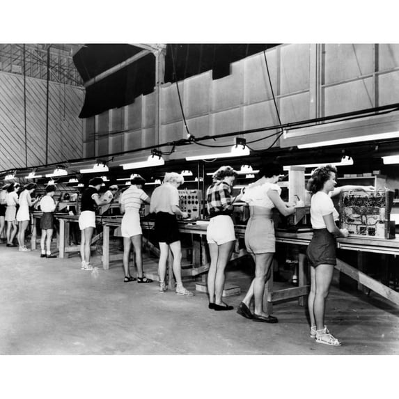 Women At Bardwell & Mcalister Electronic Plant In Burbank Work In Shorts During A Heat Wave History