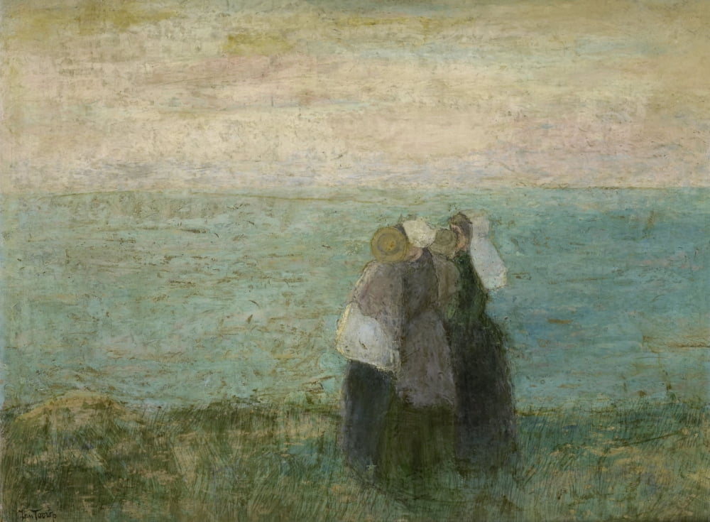 Women At The Sea Canvas Art - (24 x 18)