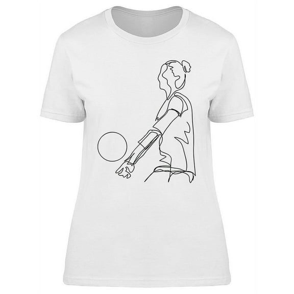 Women Athlete Volleyball Fitness T-Shirt Women -Image by Shutterstock, Female Medium