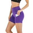 thumbnail image 1 of Women Athletic Active Yoga Short Shorts Booty Shorts Mini Hot Pants Sport Leggings Quick Dry Activewear Workout Sweat Running Shorts with pockets, 1 of 6