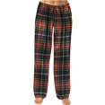 thumbnail image 1 of Women Autumn Spring Plaid Printed Pants Full Length Long Trousers Sports Pants, 1 of 4