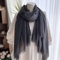 thumbnail image 1 of Women Autumn Winter 2024 New Korean Retro Shawl Imitation Warm Flow Suger Scarf Casual Scarfs for Women Grew Scarf Silk Scarfs for Women Lightweight Silk Scarf Extra Large Large Silk Scarf Silk Scarfs, 1 of 3