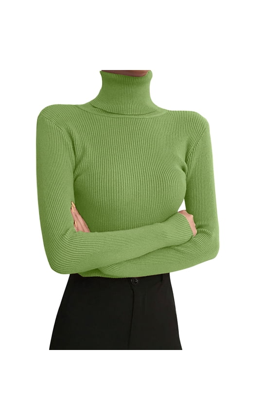 Women Autumn Winter Bottoming Shirt Womens Turtleneck Long Sleeved Leggings Autumn Winter 2022 Tight Knit Sweater With A Slim Black Pullover Underneath The Lapel