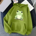 thumbnail image 1 of Women Autumn And Winter Casual Solid Color Drawstring Hoodied Pocket Sweatshirt Cute Printed Hoodie Sweatshirt Casual Womens Sweat Shirts Womens Sweatshirt Coat Zipper Hoodies for Women Womens, 1 of 3