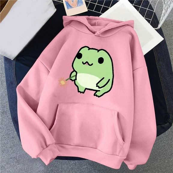 Women Autumn And Winter Casual Solid Color Drawstring Hoodied Pocket Sweatshirt Cute Printed Hoodie Sweatshirt Lightweight Zip Hoodie Fall Top Hoodies Female Casual Hoodie Long Light Long Fall Hoodie