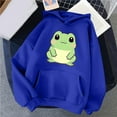 thumbnail image 1 of Women Autumn And Winter Casual Solid Color Drawstring Hoodied Pocket Sweatshirt Cute Printed Hoodie Sweatshirt Women's Sweat Jacket Women's Hoodie Zip up Woman's Hoodie Zip Front Sweatshirts for Women, 1 of 3