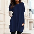 thumbnail image 1 of Women Autumn And Winter Comfortable Round Neck Long Sleeve Long T Shirt Top Pocket Puff Sleeve Print Top Set Shirt for Women Workout Short Sleeve Shirt Womens Athletic Shirts Short Sleeve T Shirt, 1 of 4