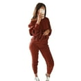 thumbnail image 1 of Women Autumn Winter Two Piece Set Knit Outfit Sweater Jumper Pants Trousers, 1 of 7
